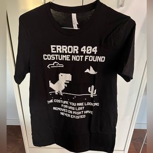 Error 404 T shirt Halloween Costume